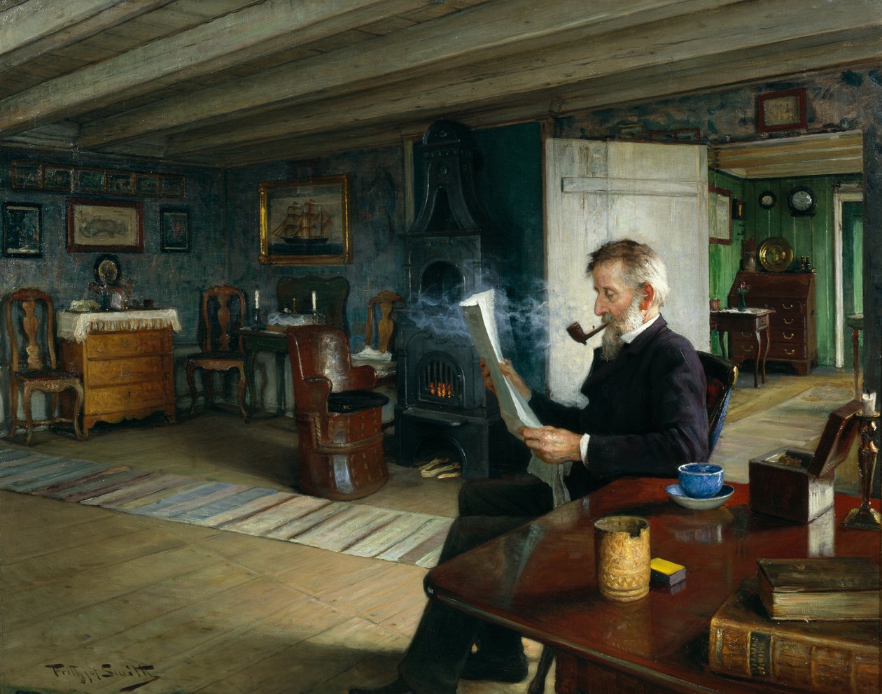 Kipparien olohuone tekijältä Karl Frithjof Smith