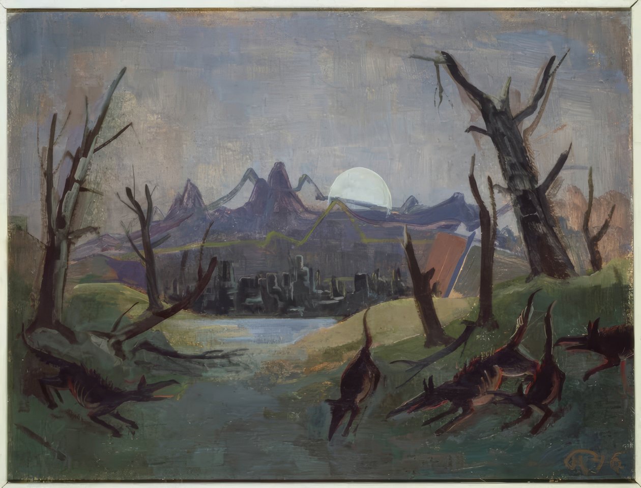 Paha yö tekijältä Karl Hofer