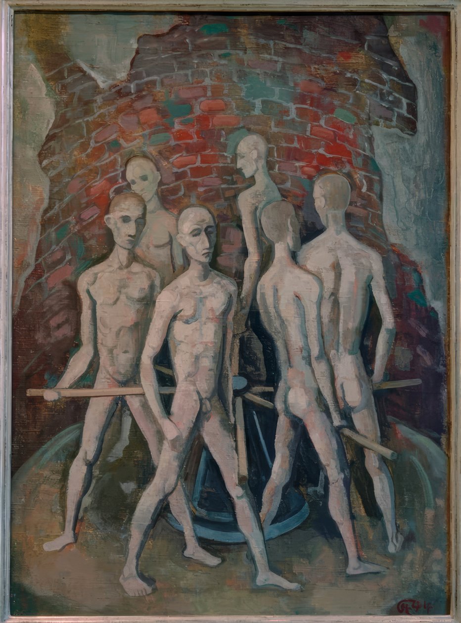 Vangit pyörän selässä tekijältä Karl Hofer