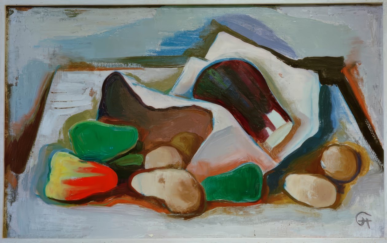 Vihannesten asetelma tekijältä Karl Hofer