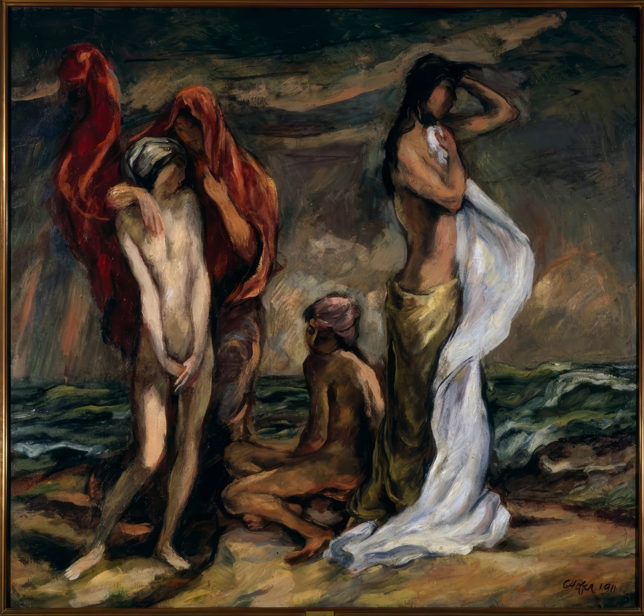 Myrskyssä tekijältä Karl Hofer