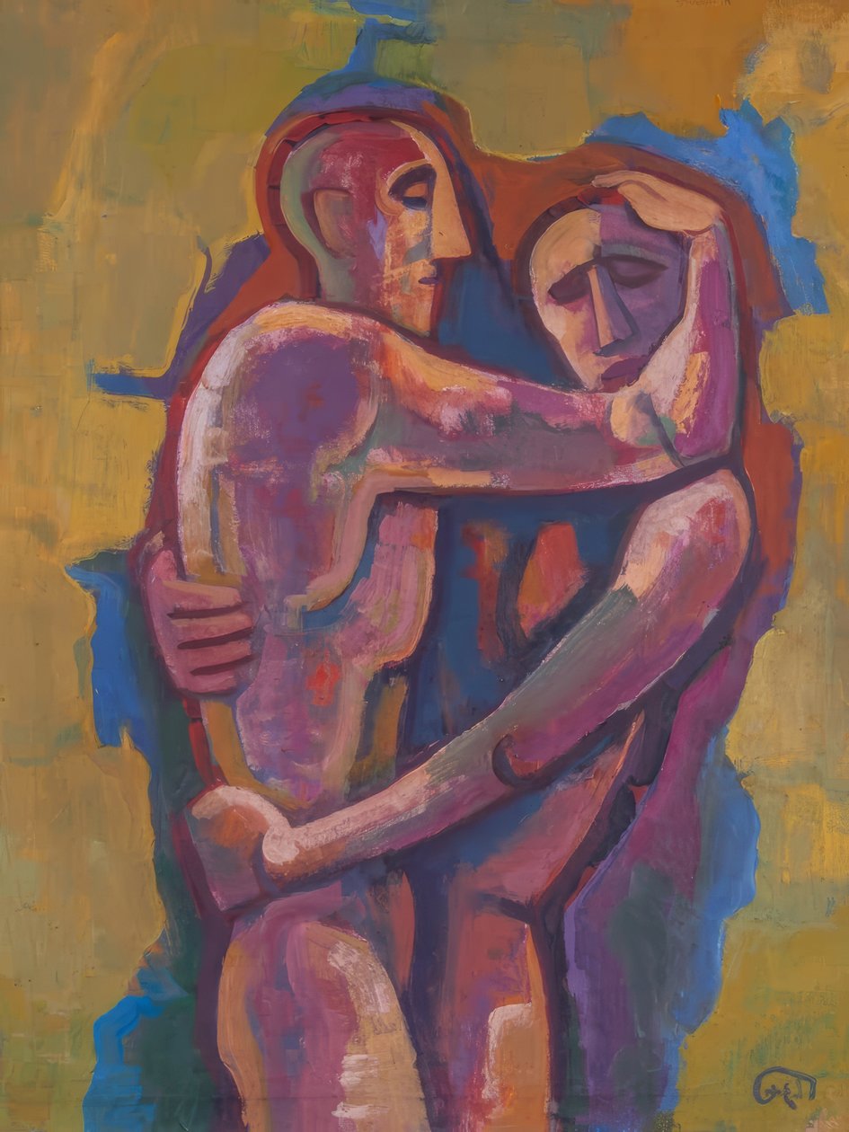 Painivat miehet tekijältä Karl Hofer