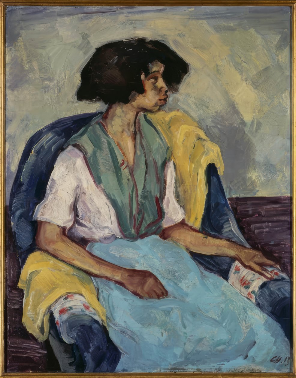 Zigeunerin tekijältä Karl Hofer