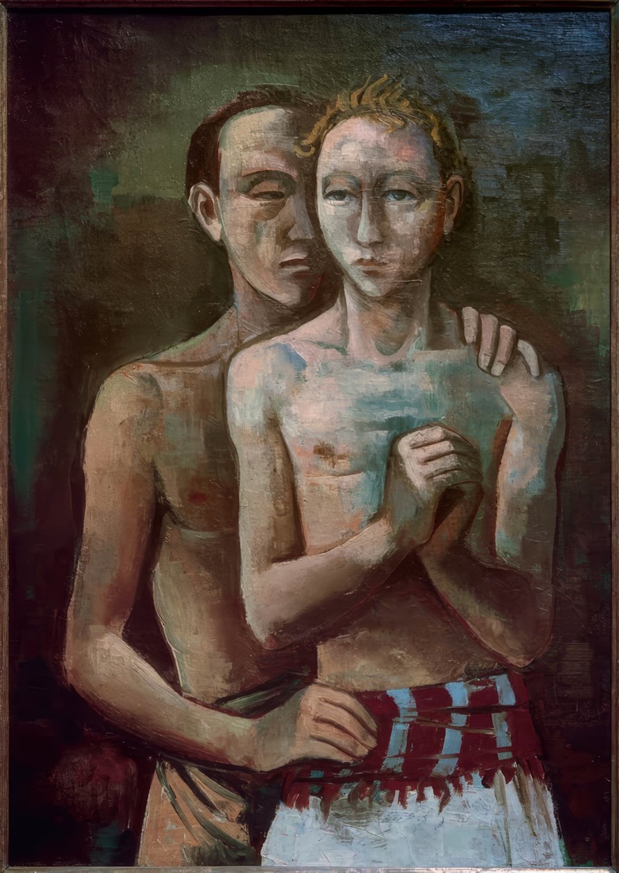 Kaksi ystävää tekijältä Karl Hofer