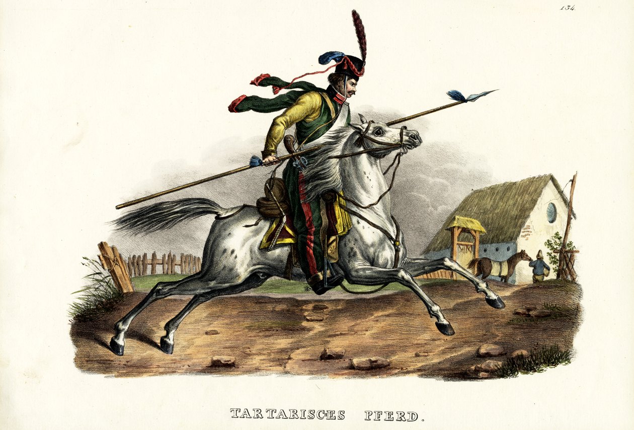 Tartarihevonen, 1824 tekijältä Karl Joseph Brodtmann