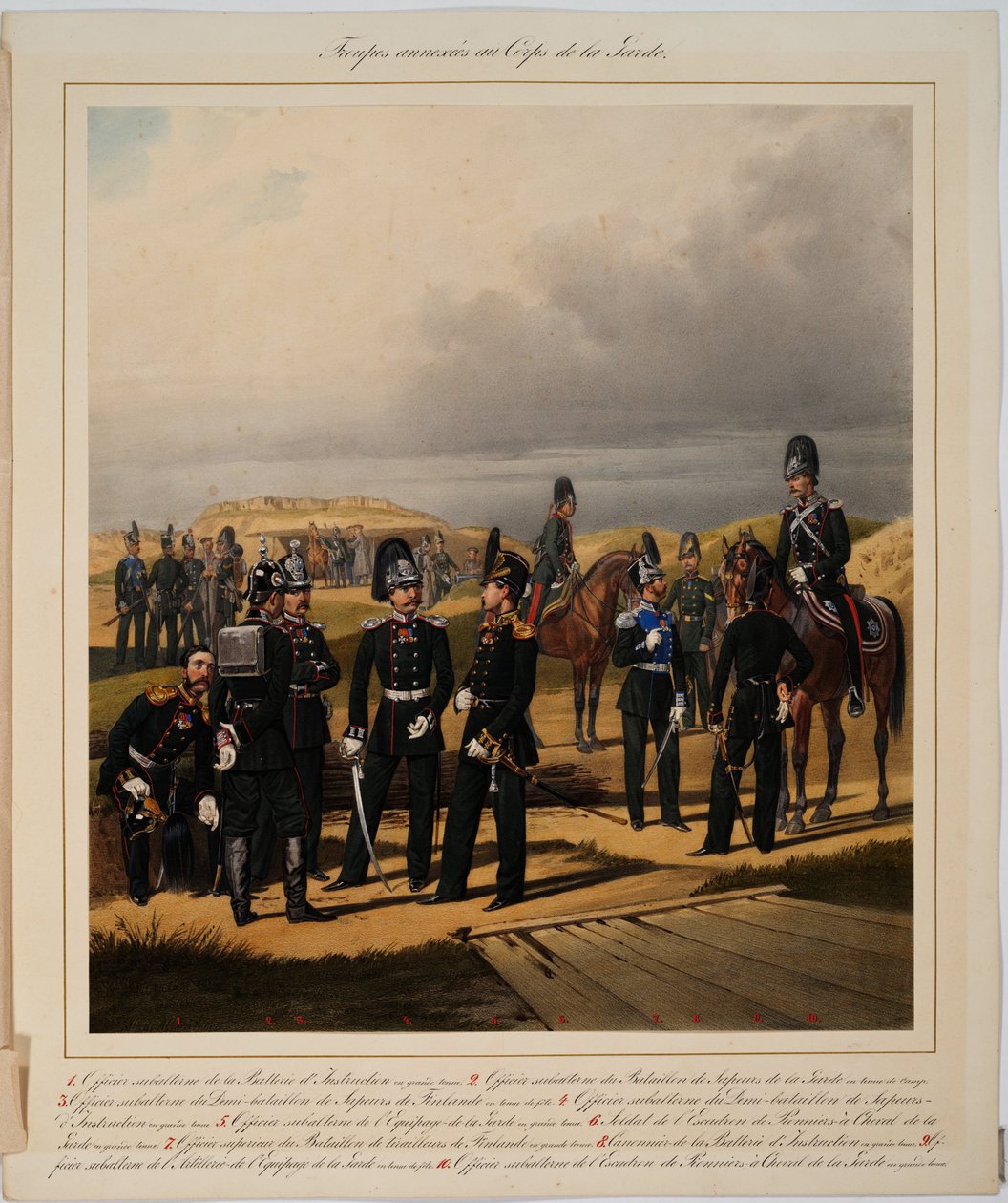 Keisarillisen vartijajoukon pioneerit, 1867 tekijältä Karl Karlovich Piratsky
