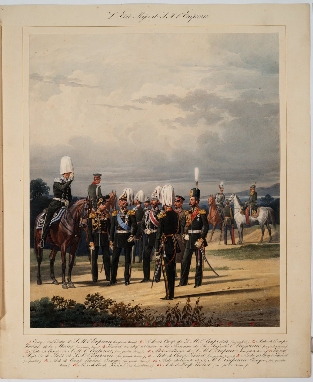 Venäjän kenraali esikunta, 1867 tekijältä Karl Karlovich Piratsky