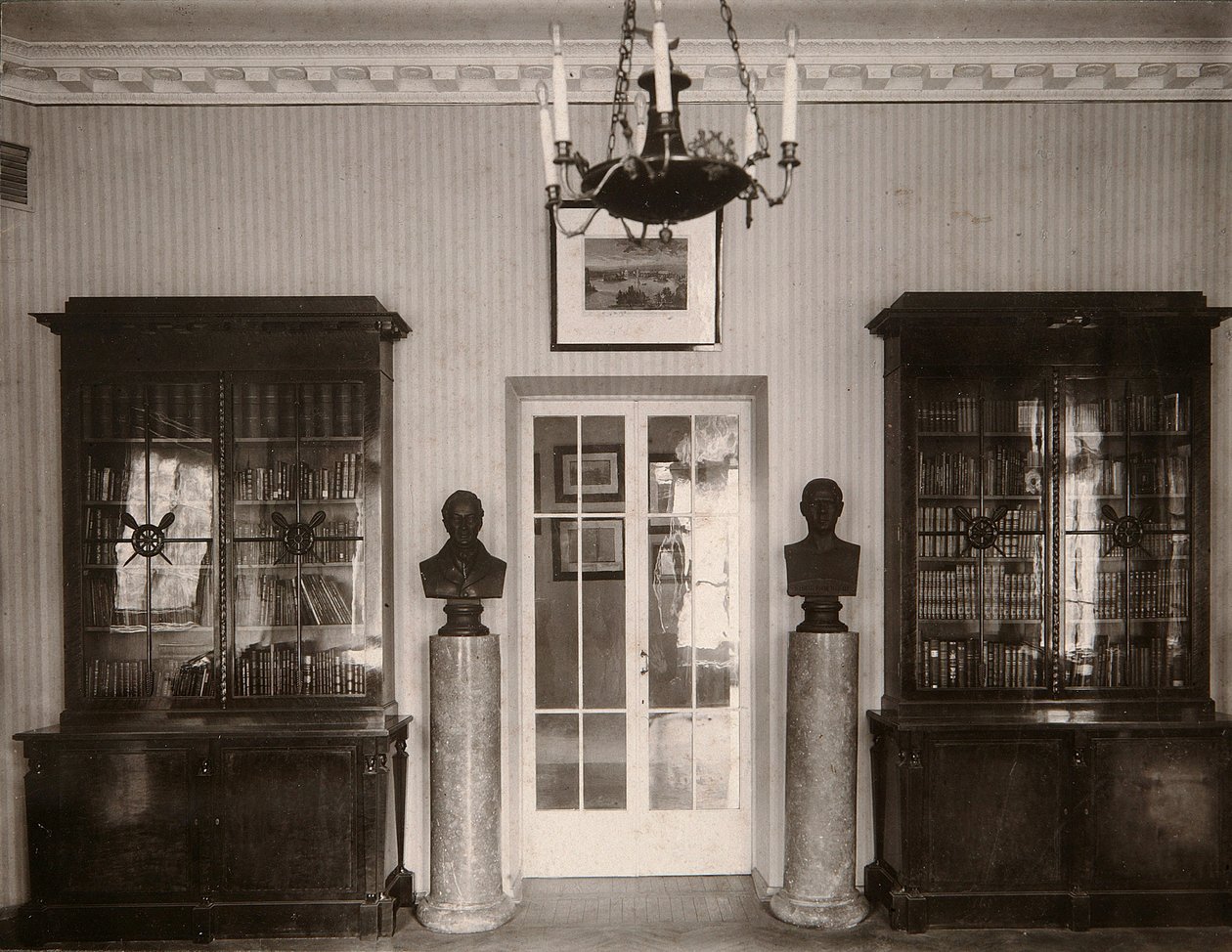 Keisarillisen Pushkin Lyseumin museo Pietarissa, Venäjällä, 1910-luku. tekijältä Karl Kubesch