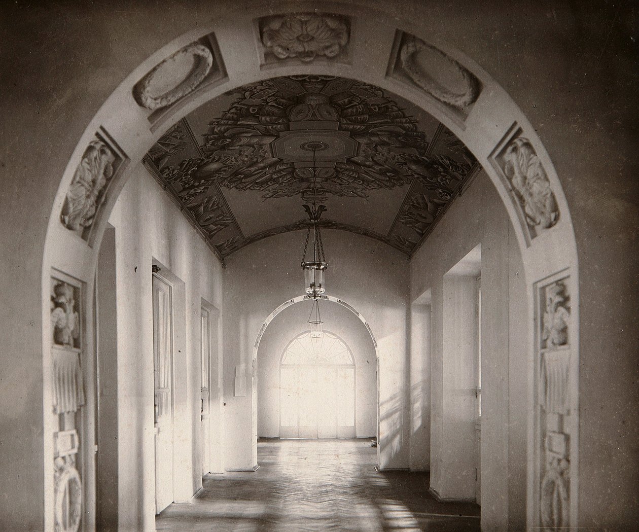 Keisarillisen Pushkin Lyseumin museo Pietarissa, Venäjällä, 1910-luku. tekijältä Karl Kubesch