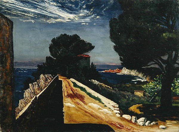 Cliff Path (öljy kankaalle) tekijältä Karl Leyhausen