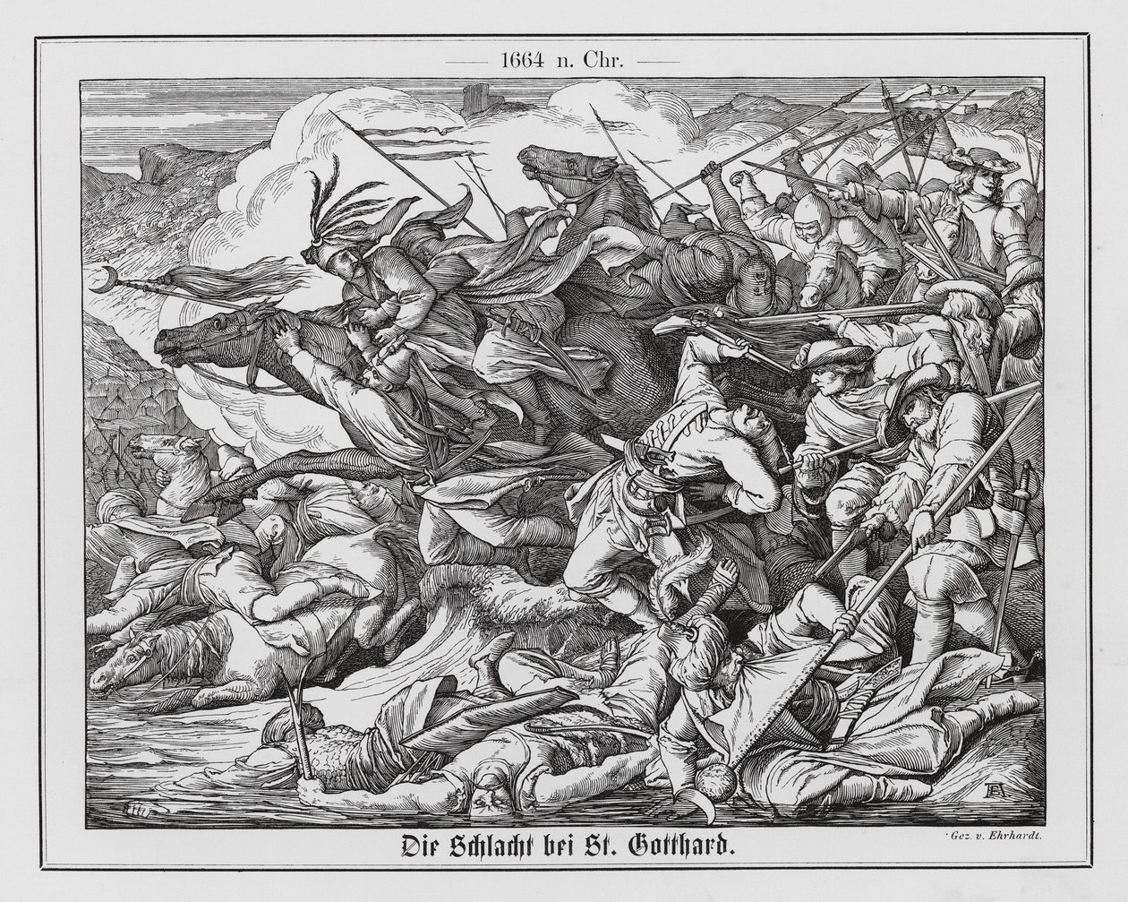 St Gotthardin taistelu tekijältä Karl Ludwig Adolf Ehrhardt