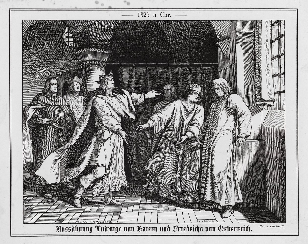 Wittelsbachin Ludvigin ja Habsburgin Fredrikin sovinto tekijältä Karl Ludwig Adolf Ehrhardt