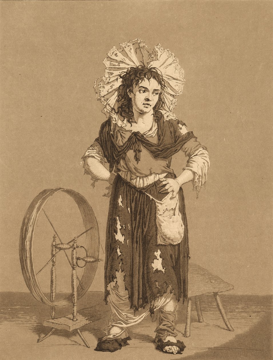 Nuoret kerjäläiset, noin 1800. tekijältä Karl Ludwig Bernhard Buchhorn