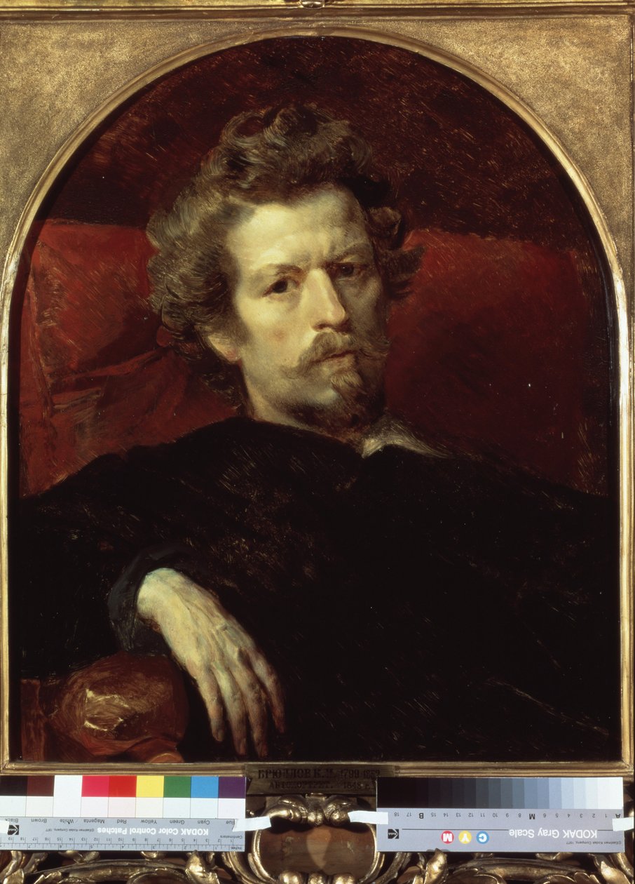 Karl Pavlovich Briullov (Bryullov) (1799-1852) maalaus "Omakuva" 1848 Venäjän valtionmuseo, Pietari tekijältä Karl Pavlovich Bryullov
