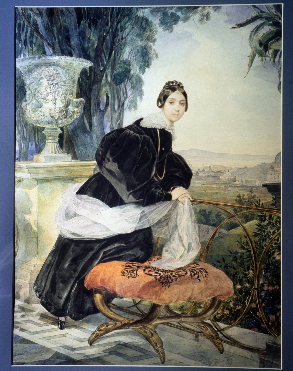 ""Venäjän suurherttuatar Elisabeth Saltykovan muotokuva (1802-1863)"" Karl Pavlovich Briullov (Briullov) (1799-1852) maalaus 1833-1835 Venäjän valtionmuseo, Pietari tekijältä Karl Pavlovich Bryullov