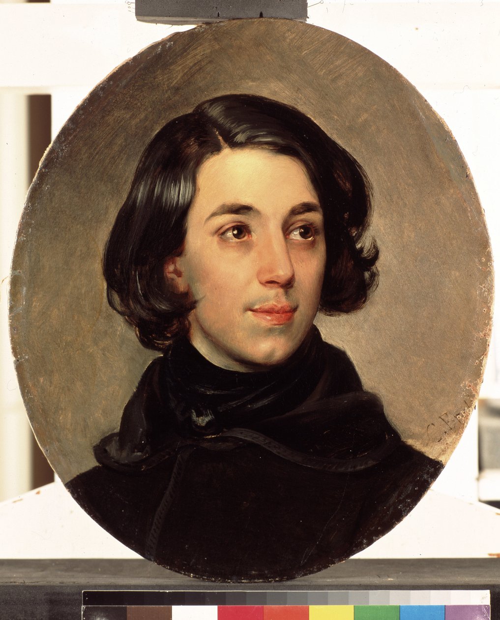""Arkkitehdin muotokuva Ippolit Monighetti (1819-1878)"" Karl Pavlovich Briullov (Brioullov) (1799-1852) 1840 valtion Tretjakovin galleria, Moskova tekijältä Karl Pavlovich Bryullov