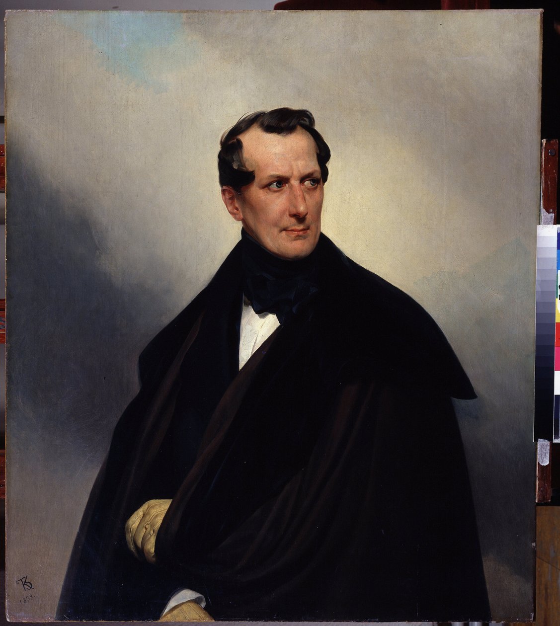 ""Kreivi Vladimir Musin-Pushkinin (Musin Pushkin) (1798-1854) muotokuva"" Karl Pavlovich Briullovin (Bryullov) (1799-1852) maalaus 1830 Arkangelin alueellinen taidemuseo Venäjä tekijältä Karl Pavlovich Bryullov