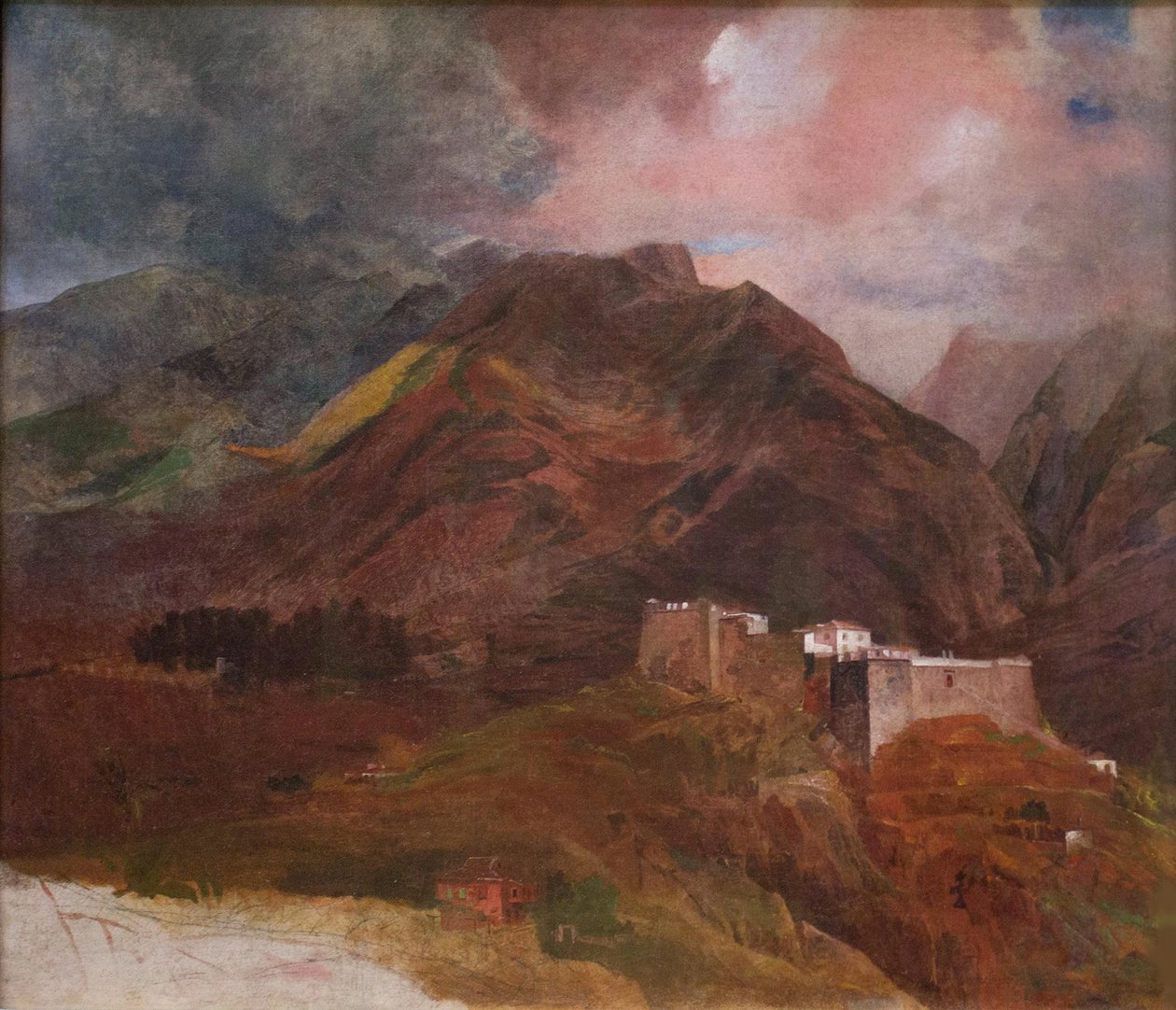 Peak Fort Madeiran saarella, 1849-1850 tekijältä Karl Pavlovich Bryullov