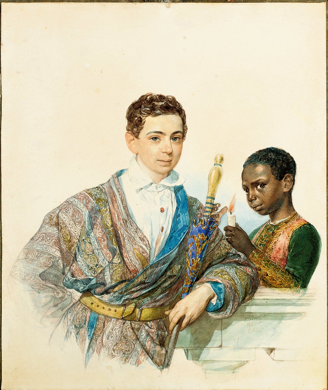 San-Donaton prinssin Anatole Demidoffin muotokuva, tekijältä Karl Pavlovich Bryullov