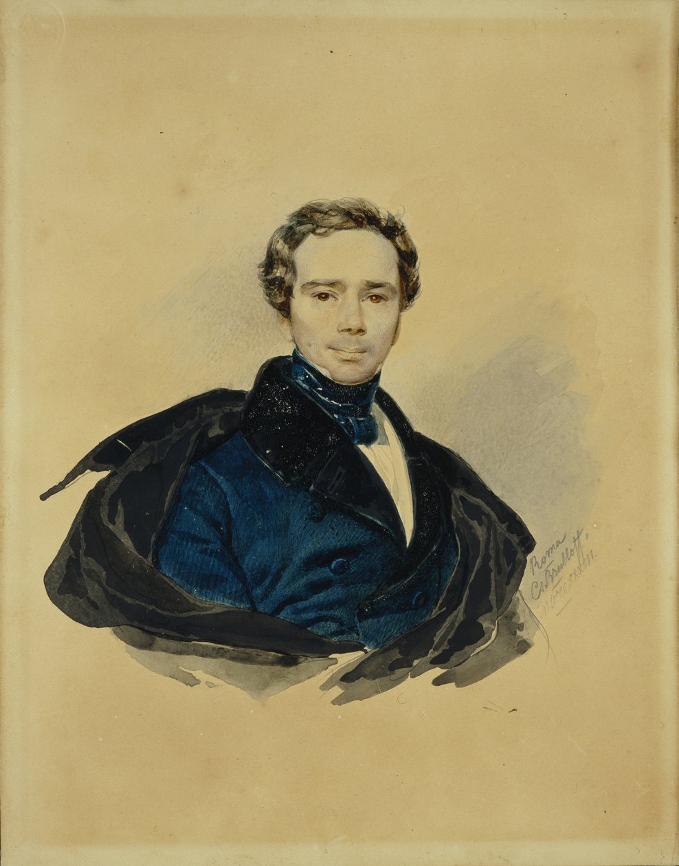 Kreivi Fjodor Fjodorovitš Golitsynin muotokuva 1794-1854, 1833 tekijältä Karl Pavlovich Bryullov