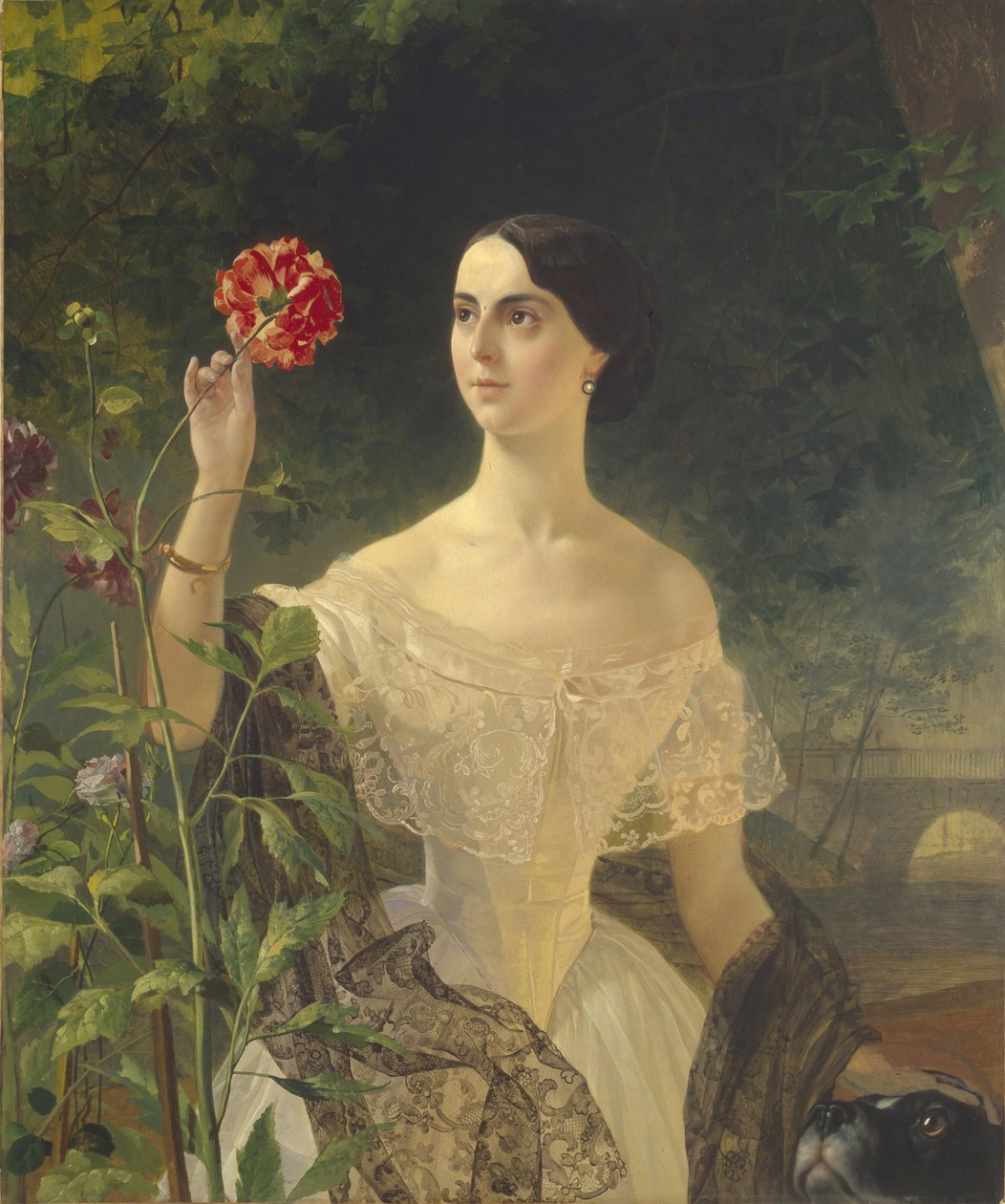 Kreivitär Sophia Bobrinskajan muotokuva, os Samoylova 1797-1866, 1849 tekijältä Karl Pavlovich Bryullov