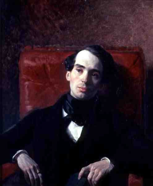 Muotokuva kirjailijasta A. N. Strougovschikoff (1808-78) tekijältä Karl Pavlovich Bryullov