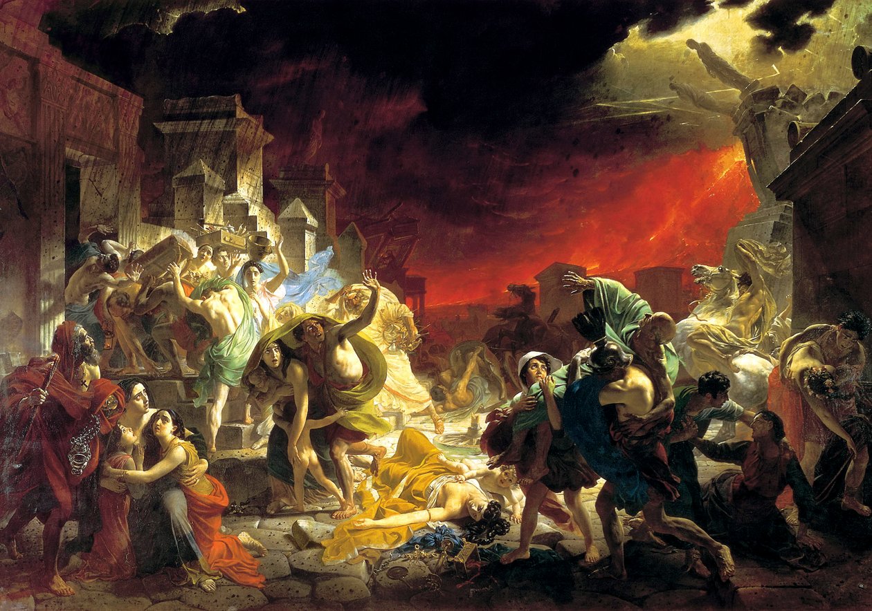 Pompejin viimeinen päivä tekijältä Karl Pavlovich Bryullov