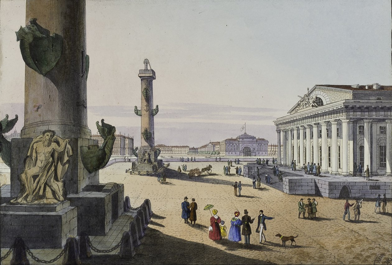 Pörssi ja Admiraliteetti Pietarissa, 1800-luvun ensimmäinen puolisko. tekijältä Karl Petrovich Beggrov
