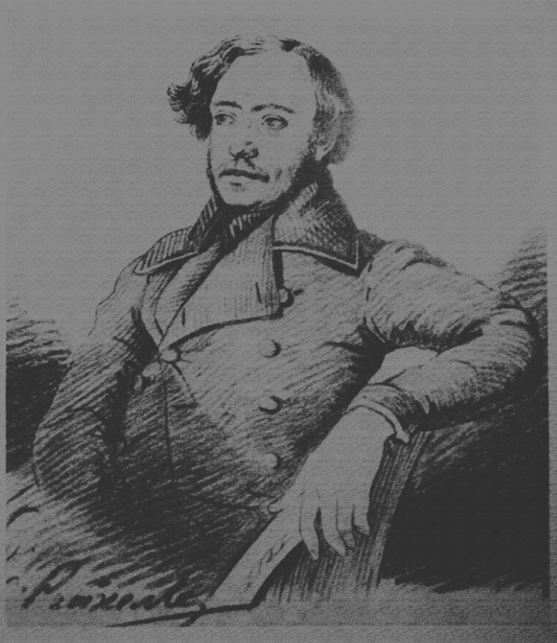 Nikolai Platonovich Ogarev 1813-1877, s. 1840 tekijältä Karl Reichel