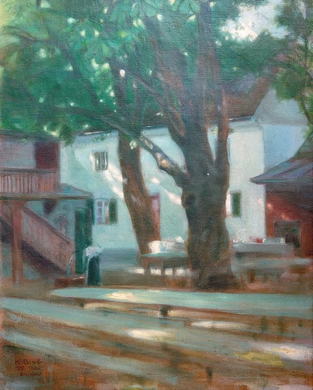 Sonnenlichter (Dachaun olutpuutarha) tekijältä Karl Schmoll von Eisenwerth