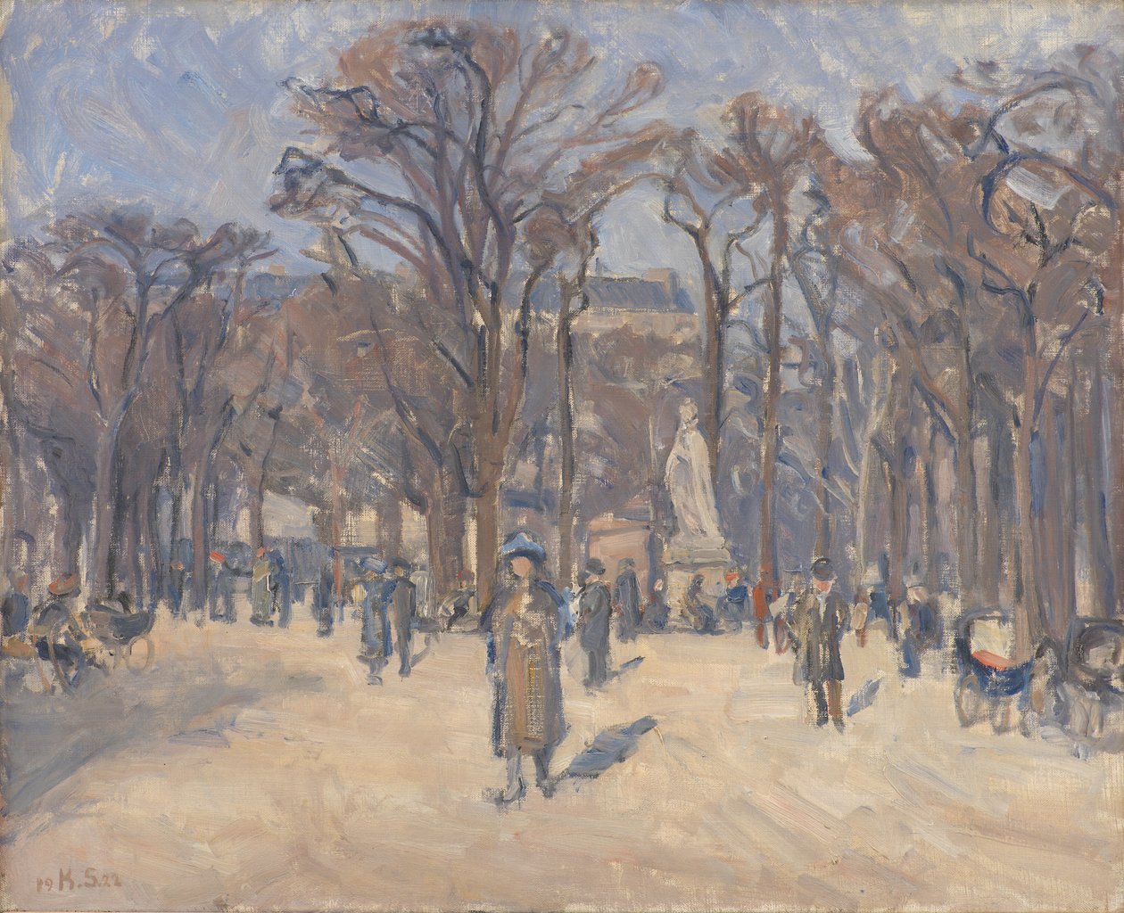 Dia de març a Le Jardin du Luxembourg, Parisfinnish tekijältä Karl Schou