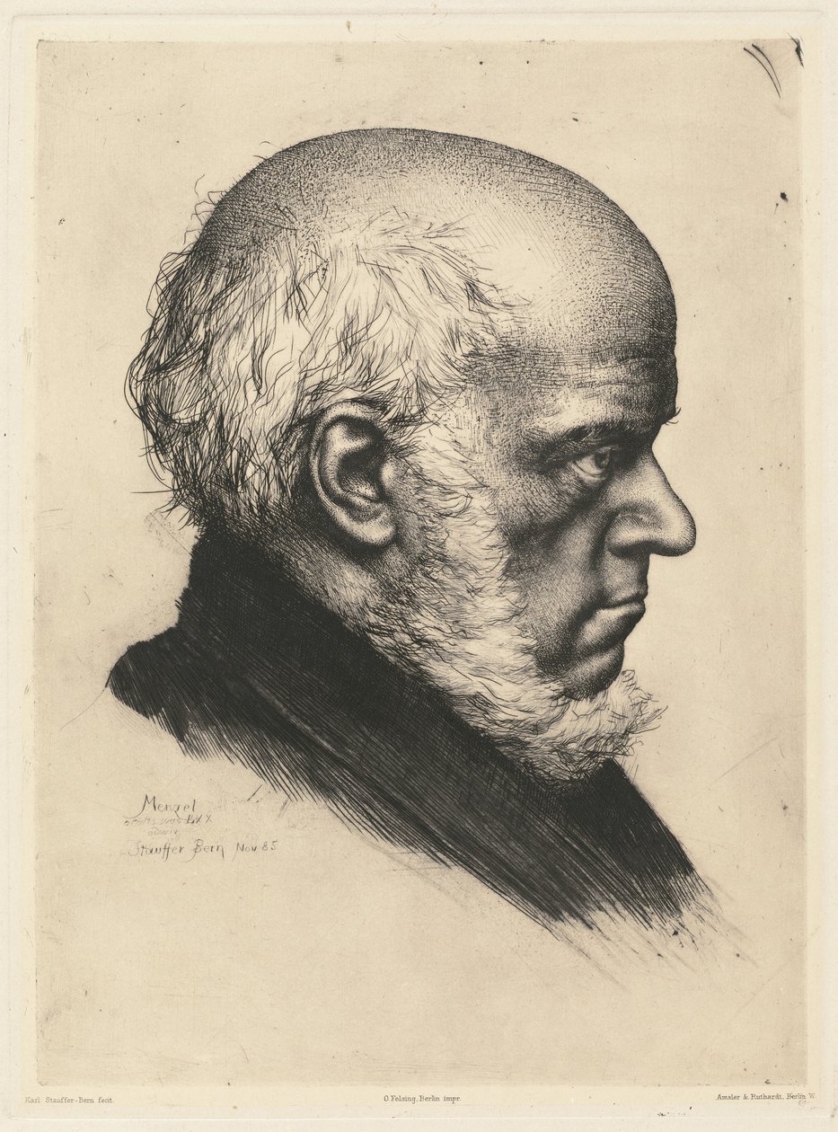Adolph Menzel tekijältä Karl Stauffer Bern