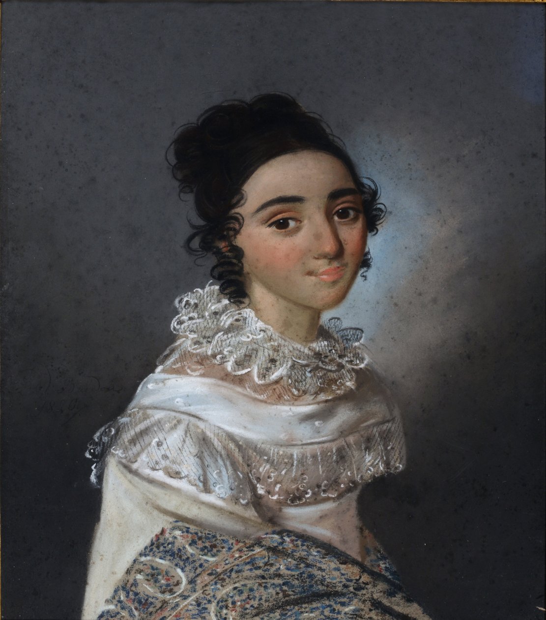 Jekaterina Emmanuilovna Abamelik-Lazareva muotokuva 1806-1880, os. Manuk-Bey, 1820 tekijältä Karl Wilhelm Bardou