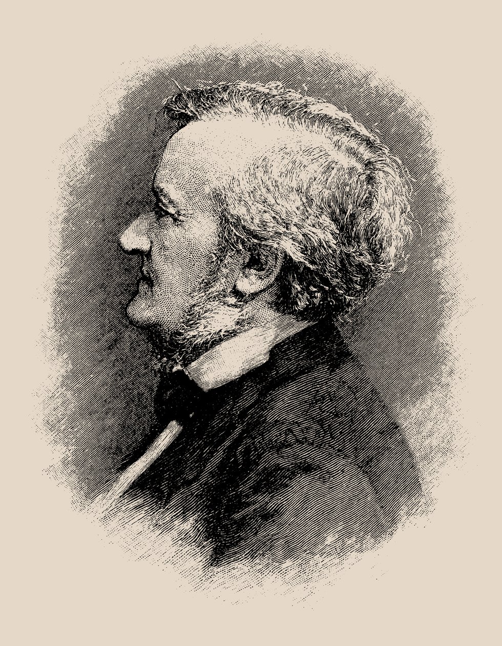Säveltäjä Richard Wagnerin muotokuva 1813-1883, 1900-1910. tekijältä Karl Wilhelm Diefenbach