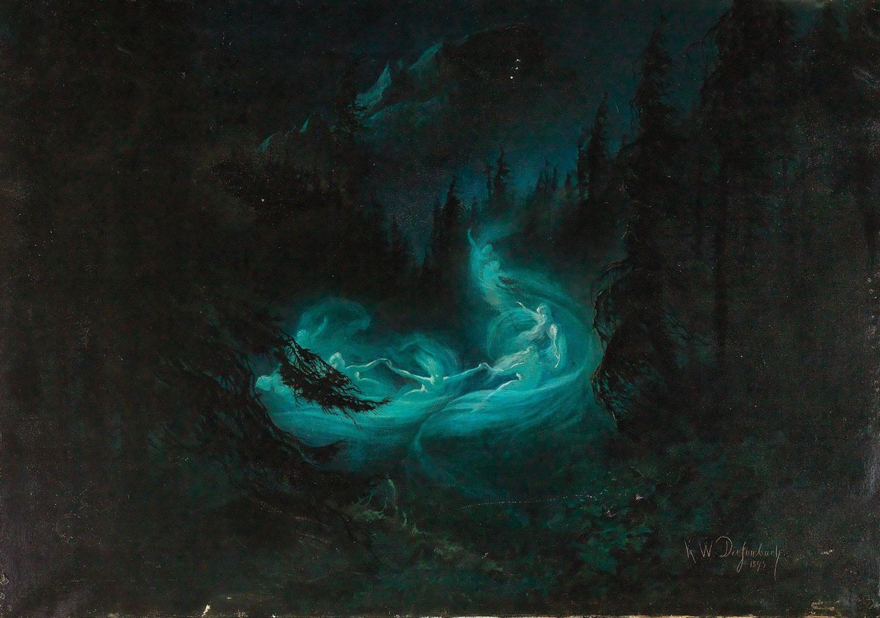 Keijutanssi, 1895. tekijältä Karl Wilhelm Diefenbach
