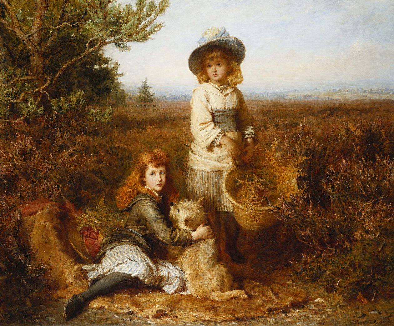 Saniaisten joukossa, 1877 tekijältä Karl Wilhelm Friedrich Bauerle