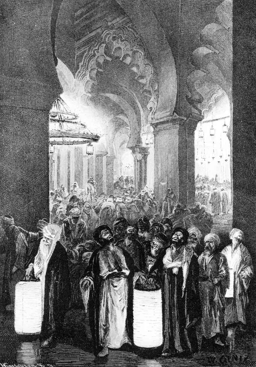 Rukous yhden ramadanin yön aikana, 1881 tekijältä Karl Wilhelm Gentz