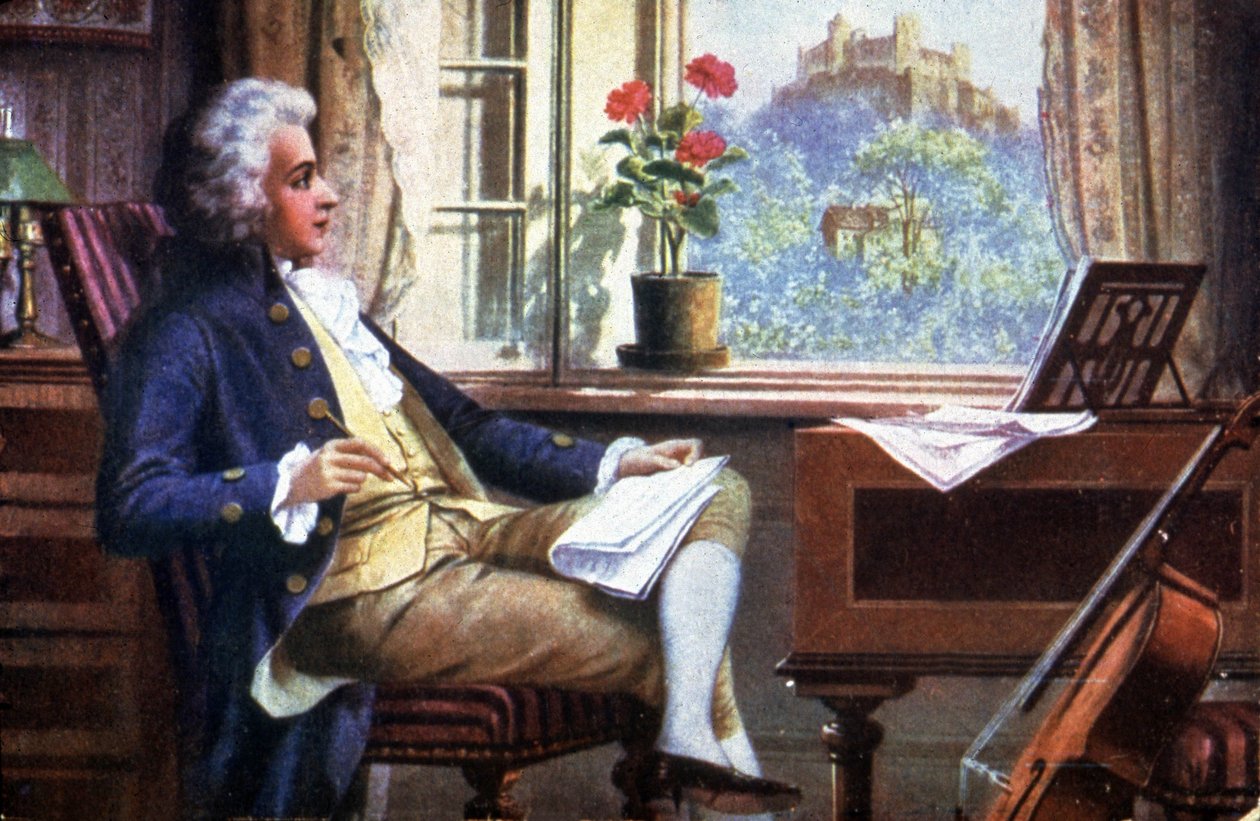Mozart Salzburgissa tekijältä Karl or Carl the Younger Schweninger