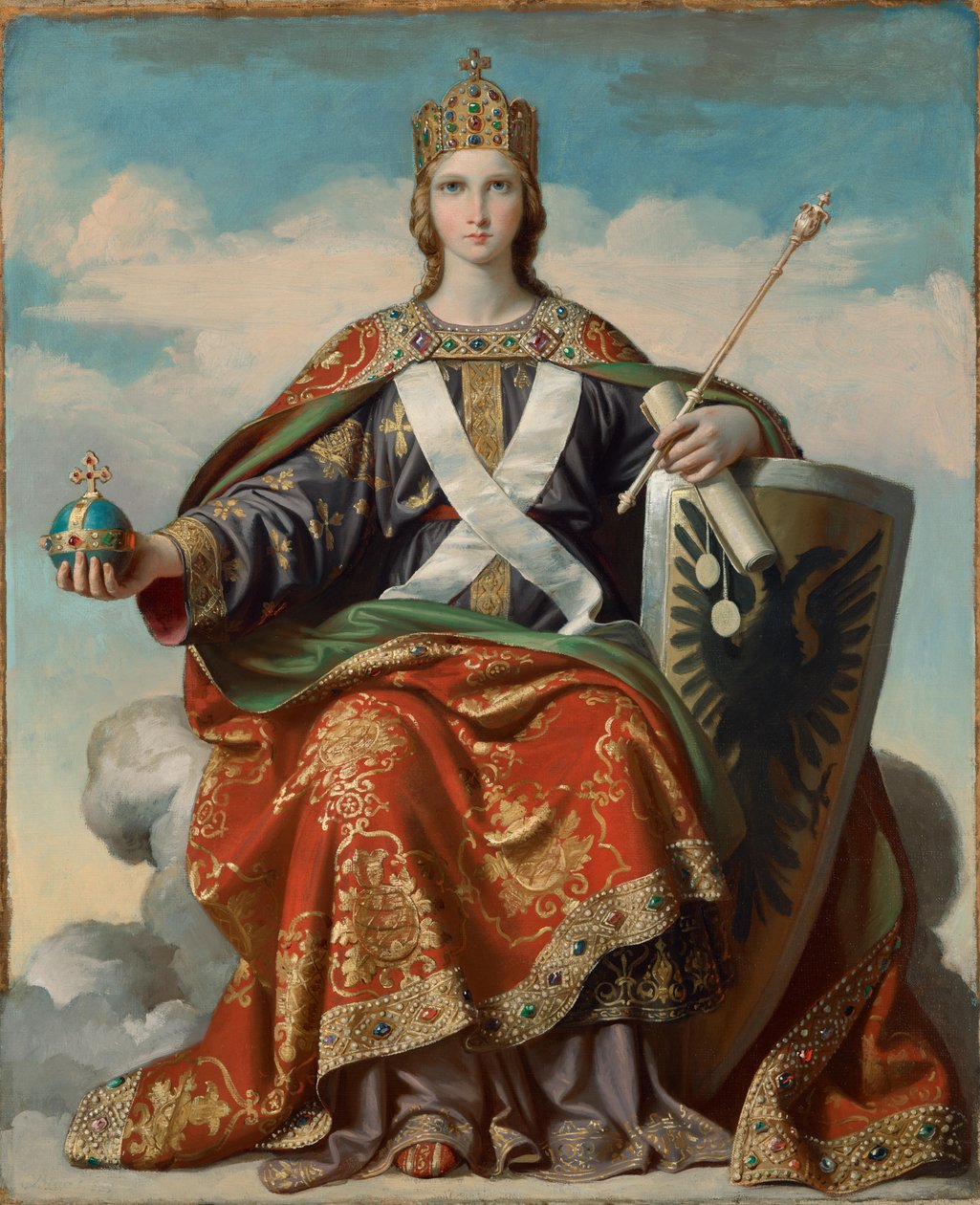 Allegoria vallasta tekijältä Karl von Blaas