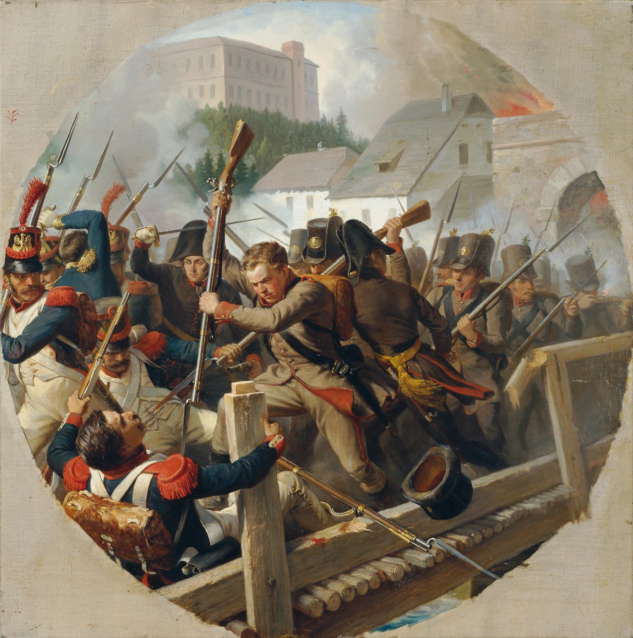 Ebelsbergin kokous vuonna 1806 tekijältä Karl von Blaas