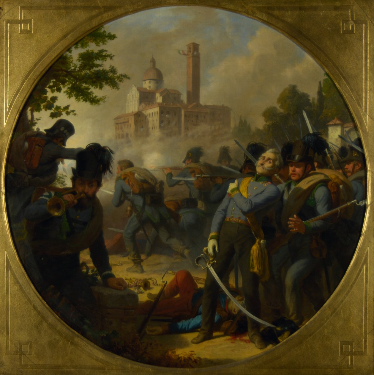 Vicenzan valloitus vuonna 1848 tekijältä Karl von Blaas