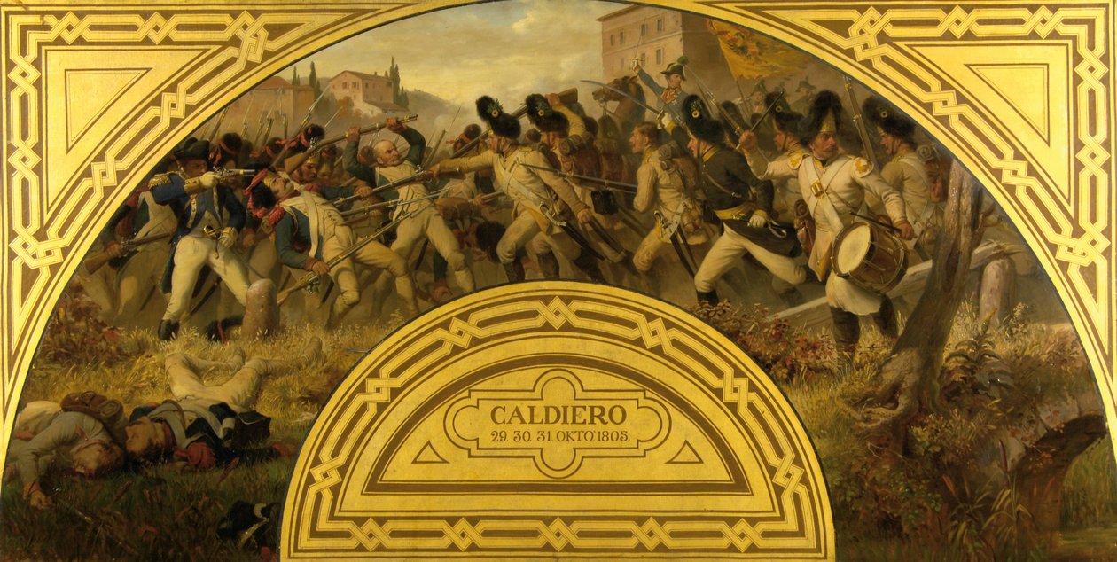 Caldieron taistelu 1805 tekijältä Karl von Blaas