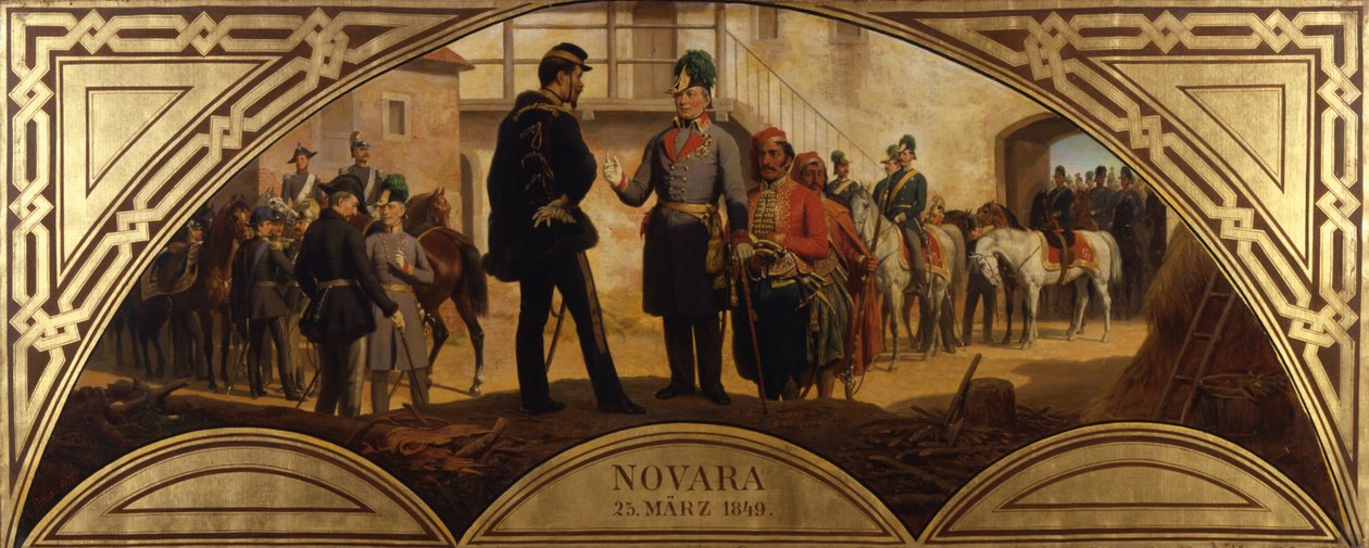 Novaran taistelun jälkeinen jakso 1849 tekijältä Karl von Blaas