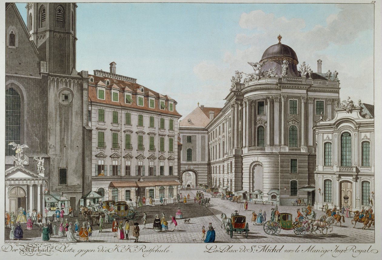 Vanha Burgtheater tekijältä Karl von Schutz
