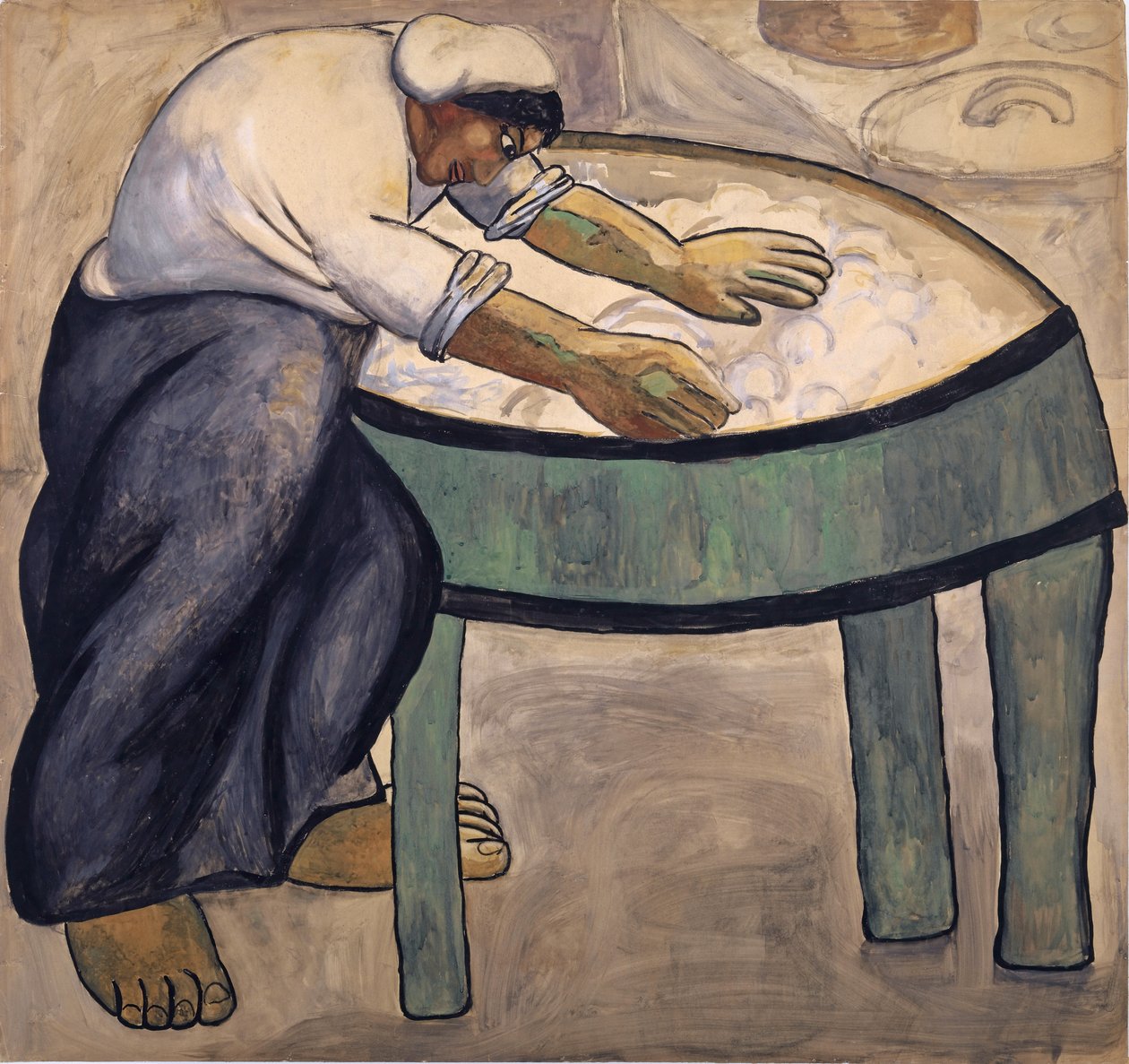 Pesukone, 1911. tekijältä Kazimir Severinovich Malevich