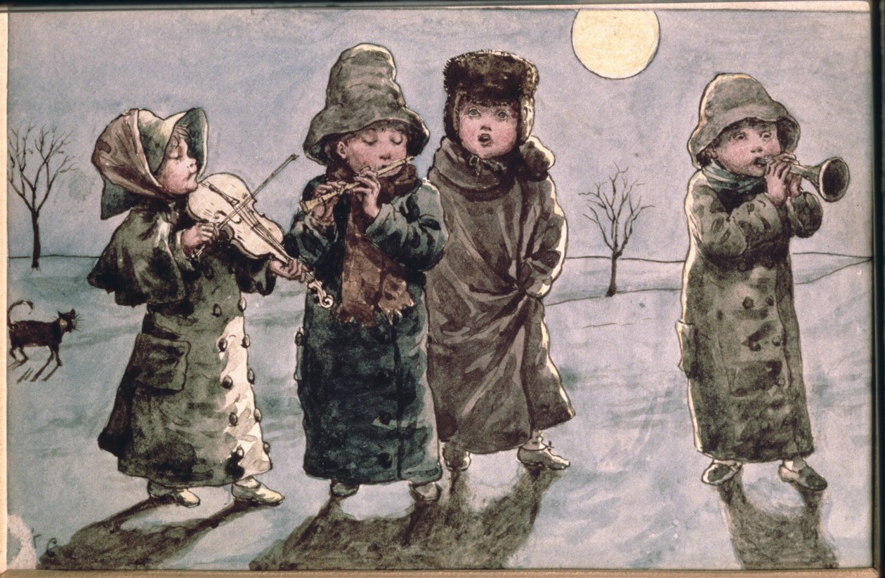 Joululaulu tekijältä Kate Greenaway