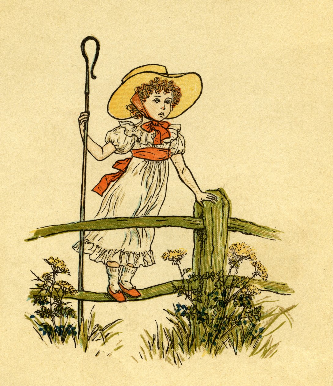 Pikku Bo-peep on hävinnyt tekijältä Kate Greenaway