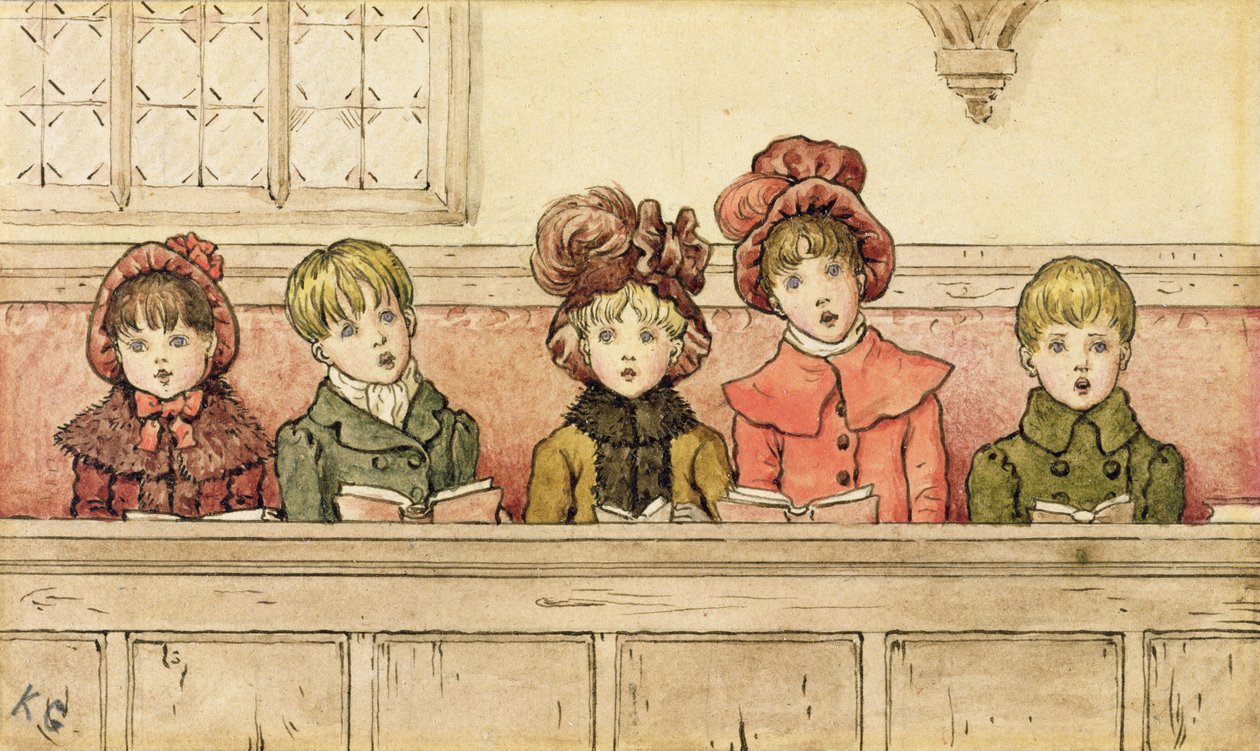 Laulu kirkossa tekijältä Kate Greenaway