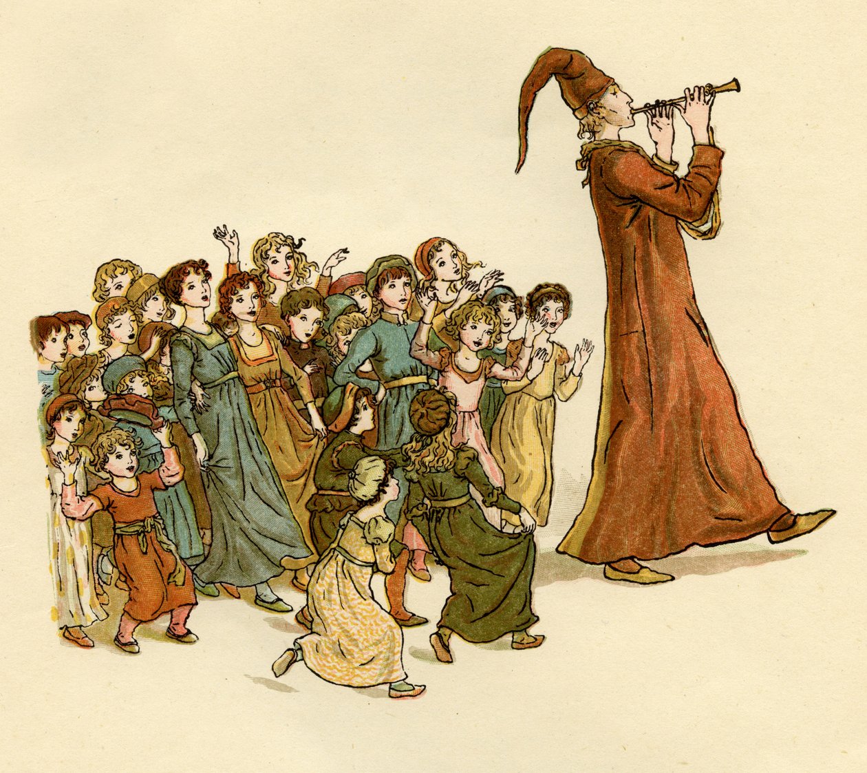 Hamelinin Pied Piper tekijältä Kate Greenaway