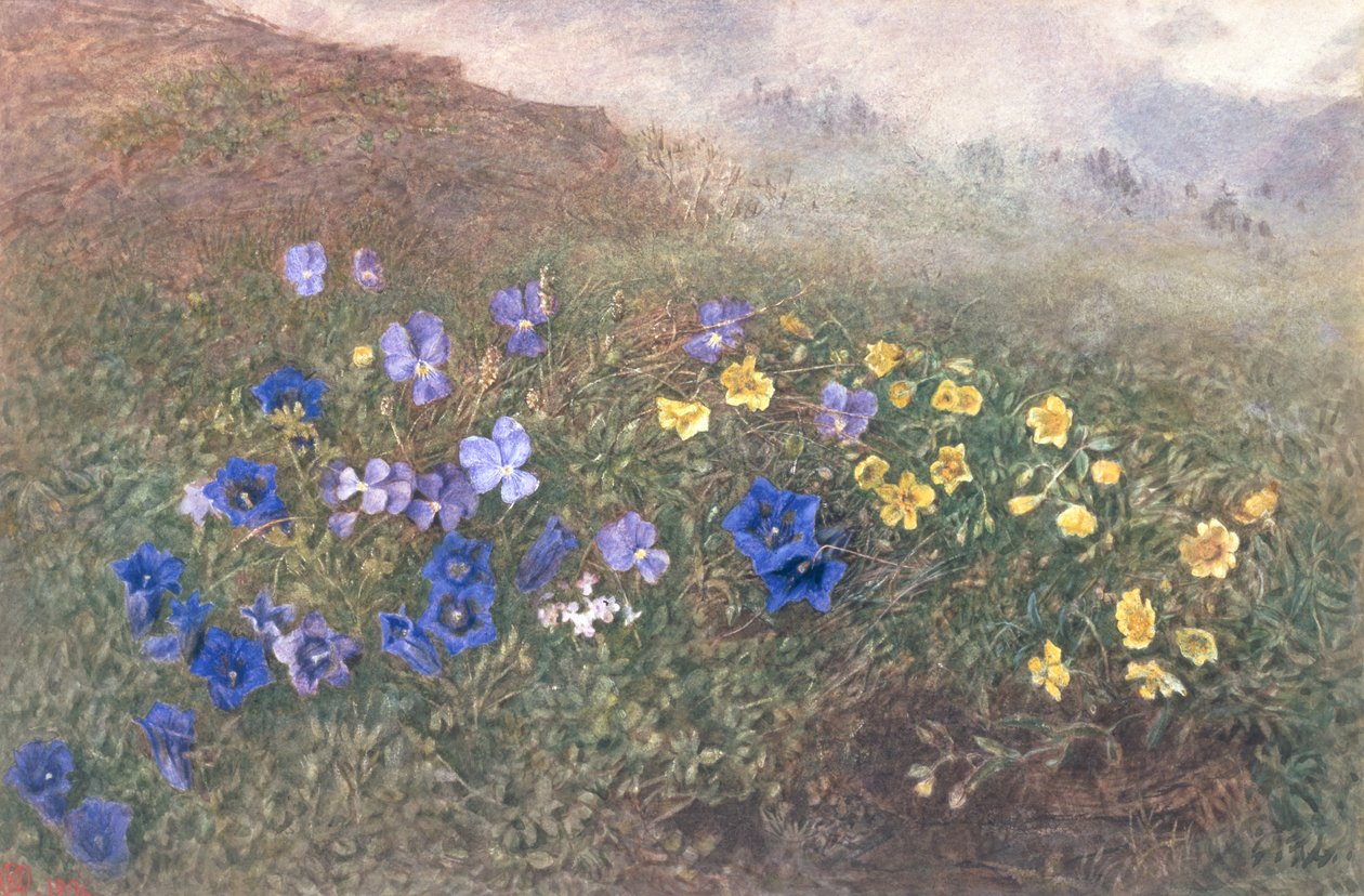 Huonekalut ja erilaiset esineet 1100- ja 1300-luvuilta tekijältä Kate fl.1873 96 Goodwin